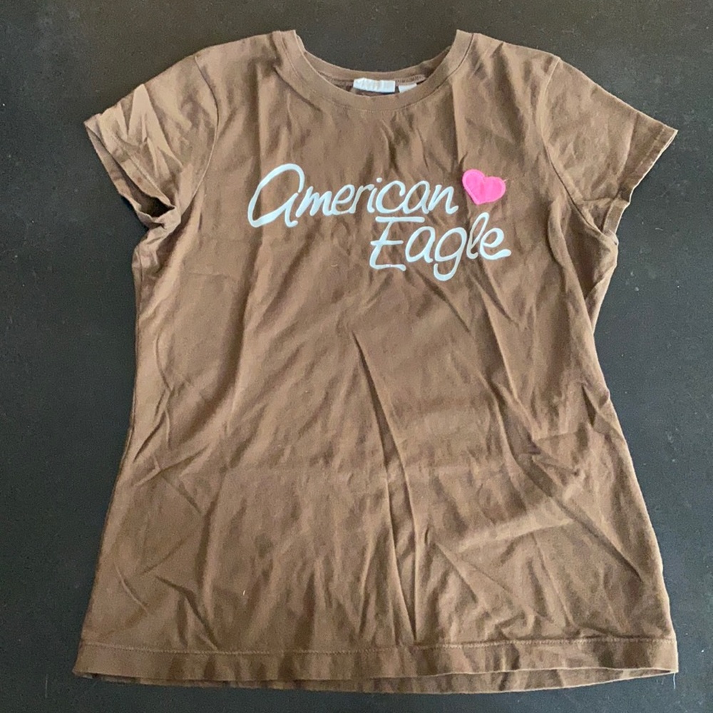 American Eagle Brown Top Size Medium